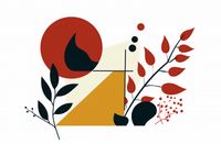 Plakat 91,5x60cm Ogień i Flora