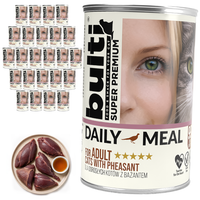 BULTI Daily Meal Adult mokra karma dla kota Bażant 24x400g Pełnoporcjowa