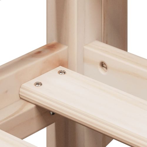 Łóżko na antresoli, z drabiną i dachem, 80x200 cm, sosna na Arena.pl