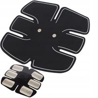 ELEKTROSTYMULATOR EMS MIĘŚNI BRZUCHA PLECÓW RAMION POŚLADKÓW MASAŻER NÓG 3X