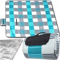 KOC PIKNIKOWY Z IZOLACJĄ PLAŻOWY MATA DUŻA WODOODPORNA PLAŻOWA 200X200 CM