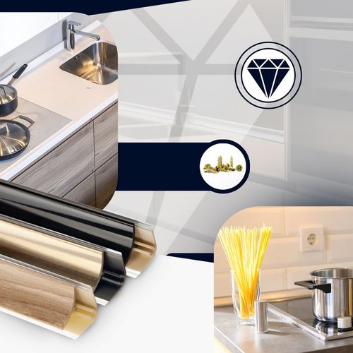 Listwa Przyblatowa Kuchenna do Blatu Blatowa PCV MINI DĄB SONOMA 3mb na Arena.pl