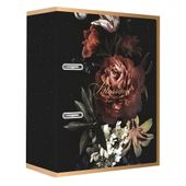 Segregator na dokumenty A4 75mm MET SATIN GOLD BLOSSOM INTERDRUK