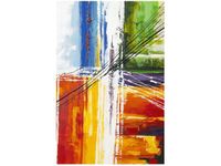 40X60CM TĘCZOWA ABSTRAKCJA OBRAZ