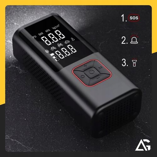 KOMPRESOR ROWEROWY SAMOCHODOWY AKUMULATOROWY POMPKA SPRĘŻARKA na Arena.pl