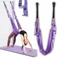 HAMAK CHUSTA DO ROZCIĄGANIA STRETCHING JOGA HUŚTAWKA ĆWICZENIA JOGI BUJAK