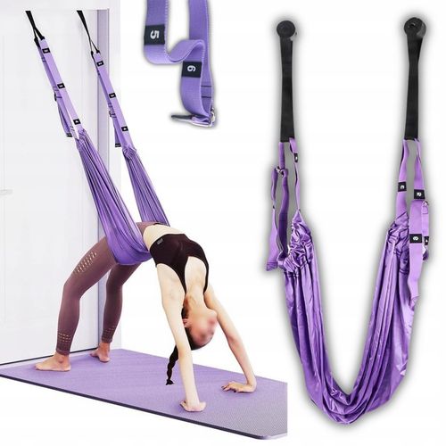 HAMAK CHUSTA DO ROZCIĄGANIA STRETCHING JOGA HUŚTAWKA ĆWICZENIA JOGI na Arena.pl