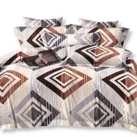 Pościel Satyna Bawełniana 160X200 - Romby