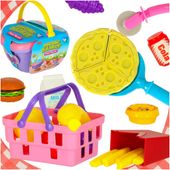 Kosz Piknikowy Koszyk Fast Food Pizza Burger Jedzenie Prowiant Przekąski