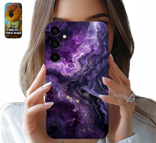 ETUI CASE SAMSUNG GALAXY S24 FIOLETOWY MARMUREK MARMURKI DAMSKIE WZORY na Arena.pl