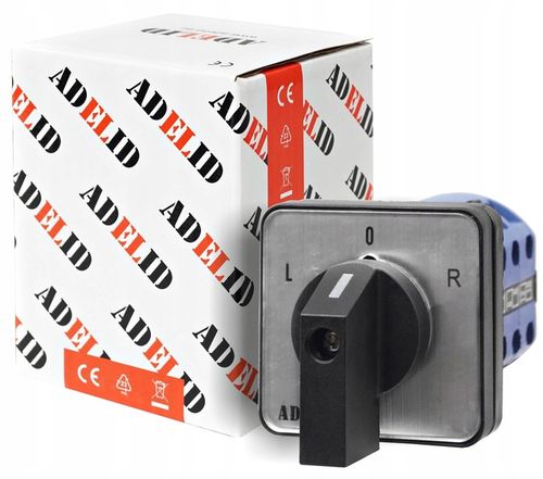 ŁĄCZNIK KRZYWKOWY L-0-P 16A 3P LEWO PRAWO TABLICOWY 3F IP65 na Arena.pl