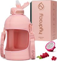 Hydracy Butelka na Wodę 2,3 L Różowa z Pasek i Pokrowiec Sportowy