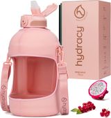 Hydracy Butelka na Wodę 2,3 L Różowa z Pasek i Pokrowiec Sportowy