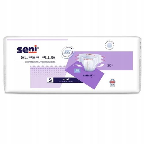 SENI SUPER PLUS PIELUCHOMAJTKI DLA DOROSŁYCH S NA RZEPY 30SZT. na Arena.pl