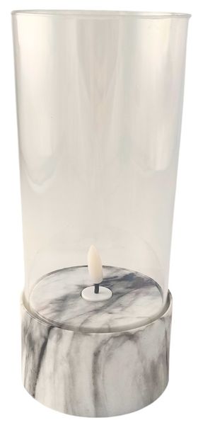 Świeca LED SUBITO C701 H190 marmur (677) zdjęcie 4