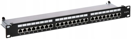 PATCH PANEL RJ-45 PP-24/RJ6-C/FTP na Arena.pl