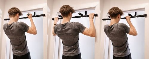 Drążek do Ćwiczeń Wielofunkcyjny do Podciągania Pompek Dipów Wytrzymały na Arena.pl