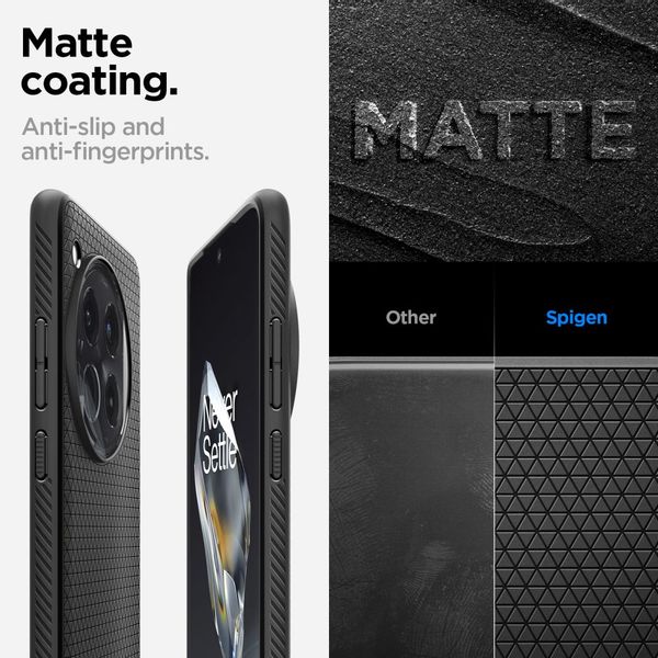 SPIGEN LIQUID AIR ONEPLUS 12 MATTE BLACK zdjęcie 13
