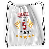 Plecak Sportowy Szkolny Dla Elektryka Worek Torba Z Nadrukiem Ze Zdjęciem