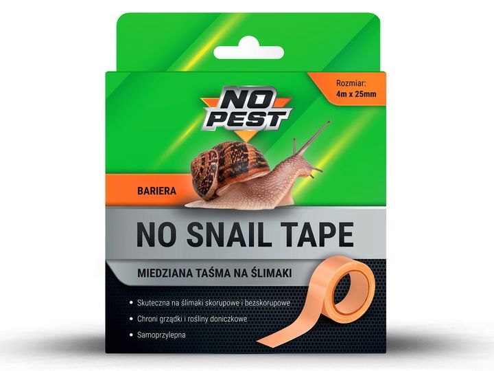 TAŚMA MIEDZIANA ŚRODEK SPOSÓB NA ŚLIMAKI PRZECIW ŚLIMAKOM SAMOPRZYLEPNA 20M zdjęcie 9