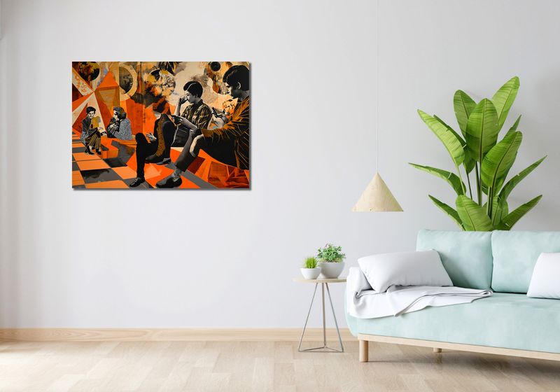 Obraz 100x70cm Przestrzeń Do Dialogu zdjęcie 2