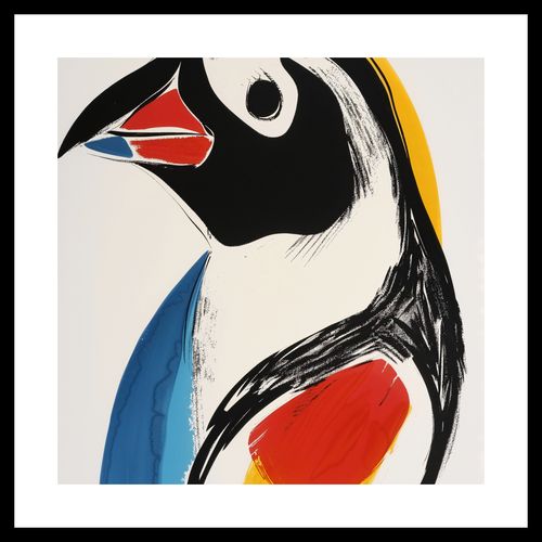 Plakat 30x30cm Portret Ptaka na Arena.pl