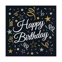 serwetki b&c happy birthday, certyfikat fsc, 33x33