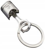 Breloczek Srebrny Tłok Silnikowy Piston Amulet Engine Piston Pipe do Auta