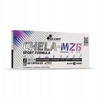 OLIMP CHELA-MZB 60 caps ZMA CYNK MINERAŁY MAGNEZ CYNK WITAMINY B6 MINERAŁY