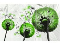 70CM 150CM OBRAZ 5 ELEM LIMONKOWE DMUCHAWCE ŚCIENNY