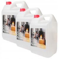 Biopaliwo do kominka 3x5L 15L bezzapachowe bioetanol etanol BEZDYMNY