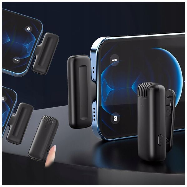 Pojemnościowy Bezprzewodowy Mikrofon Krawatowy ULANZI J11 Lightning zdjęcie 15