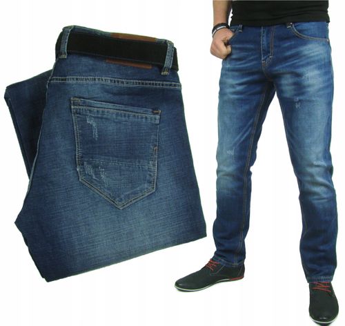 Spodnie regular drapane pas 114cm RDS 42/34 -723 na Arena.pl