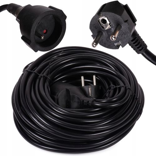 PRZEDŁUŻACZ 20M OGRODOWY BUDOWLANY KABEL 3x2,5MM GRUBY DO KOSIARKI na Arena.pl