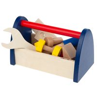 NARZĘDZIA DREWNIANE MAŁY MAJSTERKOWICZ NARZĘDZIA ZABAWKOWE zestaw SKRZYNCE