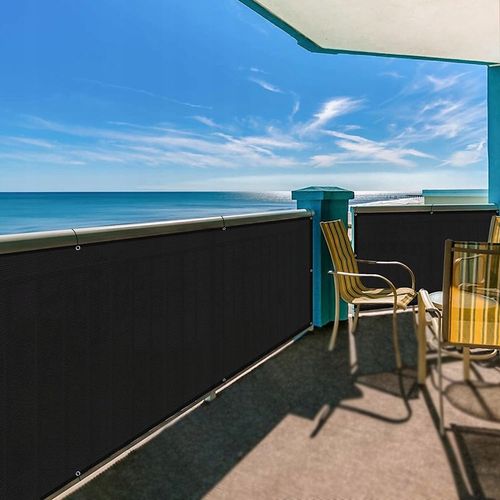 OSŁONA NA BALKON NA TARAS PŁOT MATA BALKONOWA 1x7m SOLIDNA +MOCOWANIE na Arena.pl