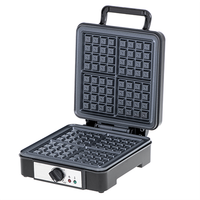 Adler | Gofrownica | AD 3049 | 1200 W | Ilość ciasta 4 | Belgia | Czarny