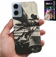 ETUI DO MOTOROLA G34 5G - CZOŁG POJAZDY WOJSKOWE MILITARIA + FOLIA