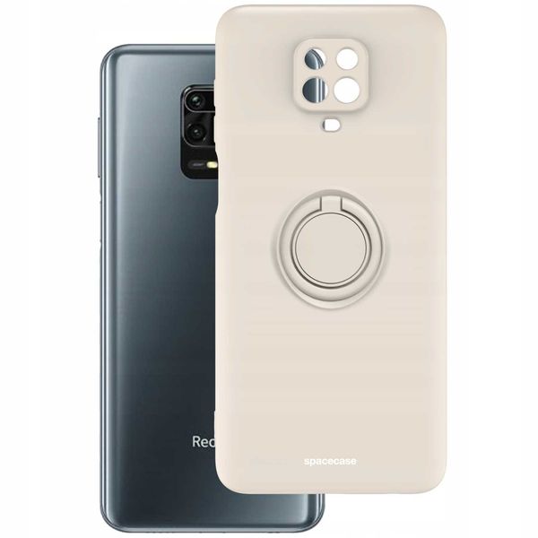 Spacecase Silicone Ring Redmi Note 9S/9 Pro Bone zdjęcie 2