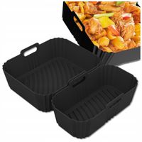 Wkład Silikonowy Frytkownicy Beztłuszczowej Do Air Fryer Do Pieczenia 2szt