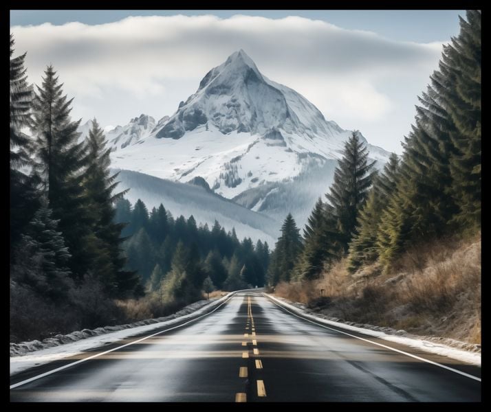 Plakat 60x50cm Odważna Podróż zdjęcie 2