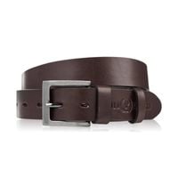 pasek męski skórzany premium z klasyczną  elegancki ciemnobrązowy 100 cm