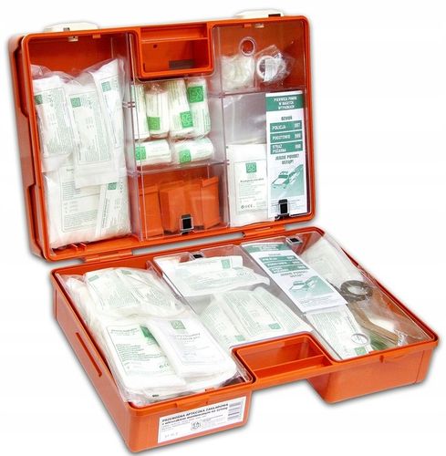 Apteczka Pierwszej Pomocy Przemysłowa Zakładowa + Wieszak na Arena.pl