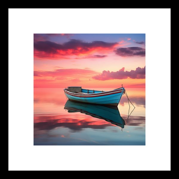 Plakat 20x20cm Spokój przed Połowem zdjęcie 3