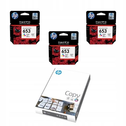 Tusz HP 653 Color (3YM74AE) zdjęcie 5
