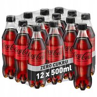 Napój gazowany Coca-Cola Zero Cukru butelka 12x500ml