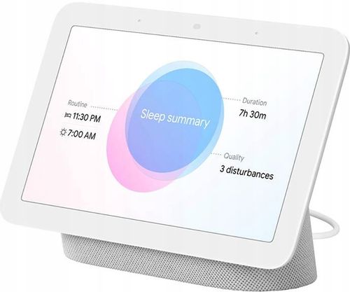 Głośnik inteligentny multiroom Google Nest Hub 2 biały Bluetooth WiFi na Arena.pl