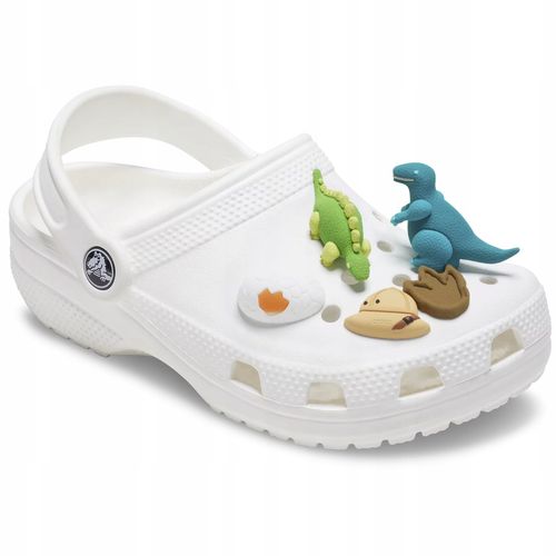 Crocs Przypinki Ozdoby Piny Charms Jibbitz 3D Dinosaur Adventure 5pc na Arena.pl