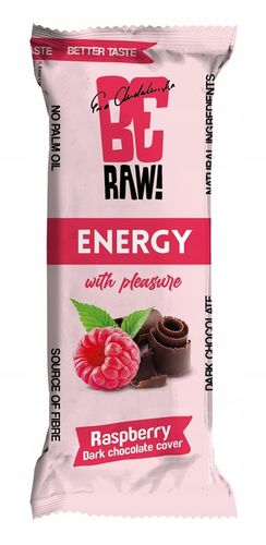 Baton energetyczny BeRAW Energy Raspberry Chocolate malinowy fit na Arena.pl