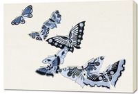 Obraz 100x70cm Butterfly 2, Sekka Japoński Vintage do Salonu
